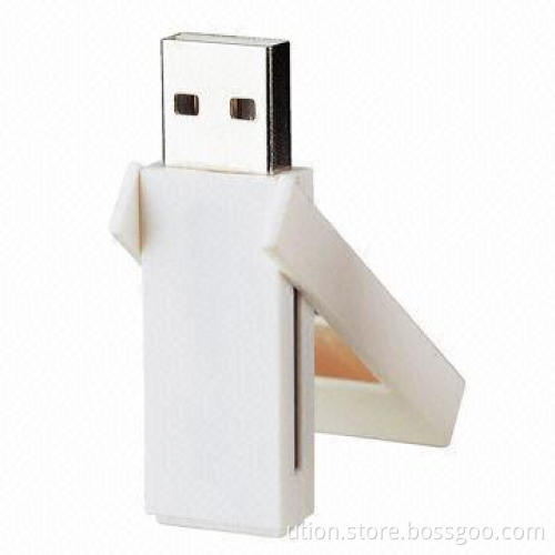 Plastic USB Flash Drive with 1 to 64GB Memory Capacity, USB2.0 Interface, Free Package